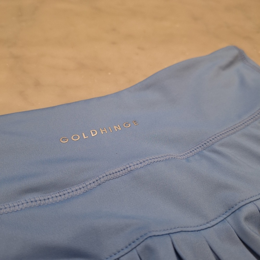 Goldhinge Pleated Skort Womens S‎ Light Blue Active Tennis Pickleball Athleisure